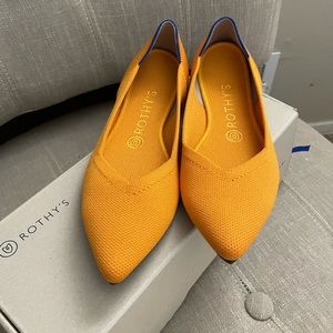 Rothy’s The Point n Saffron.